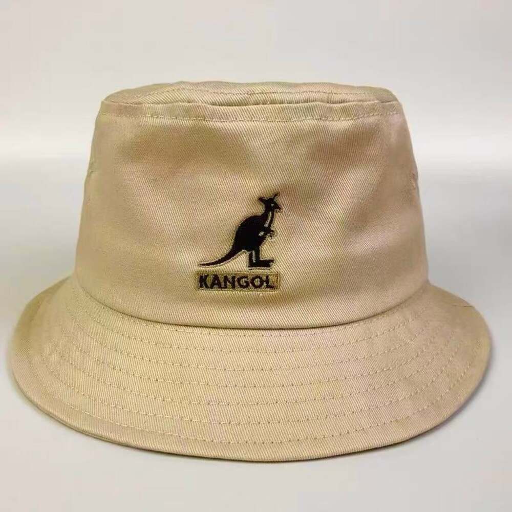 Kangol Washed Cotton Bucket Hat Premium Flat-Topped Fisherman Hat